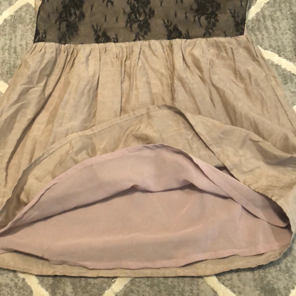 SOLD NWOT Mauve/ black lace ruffle Miss Me too - Picture 4 of 8